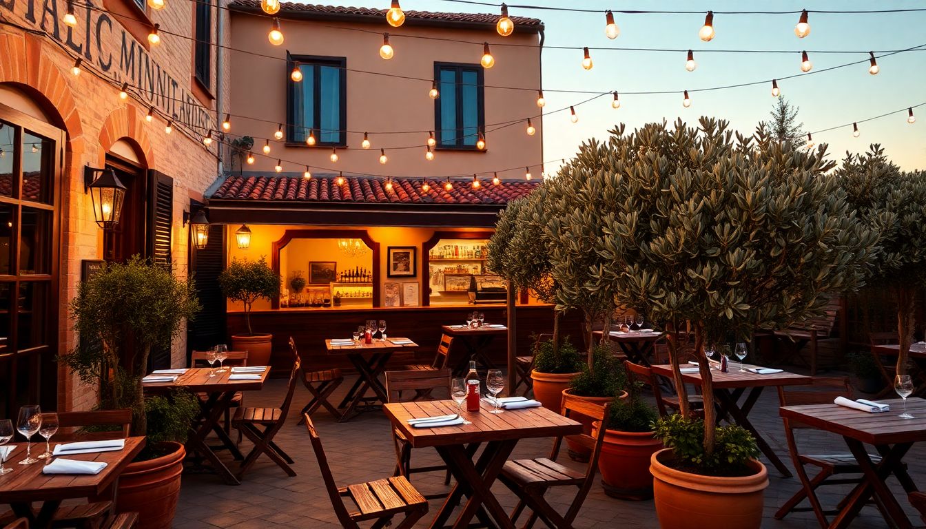 Charming outdoor patio dining